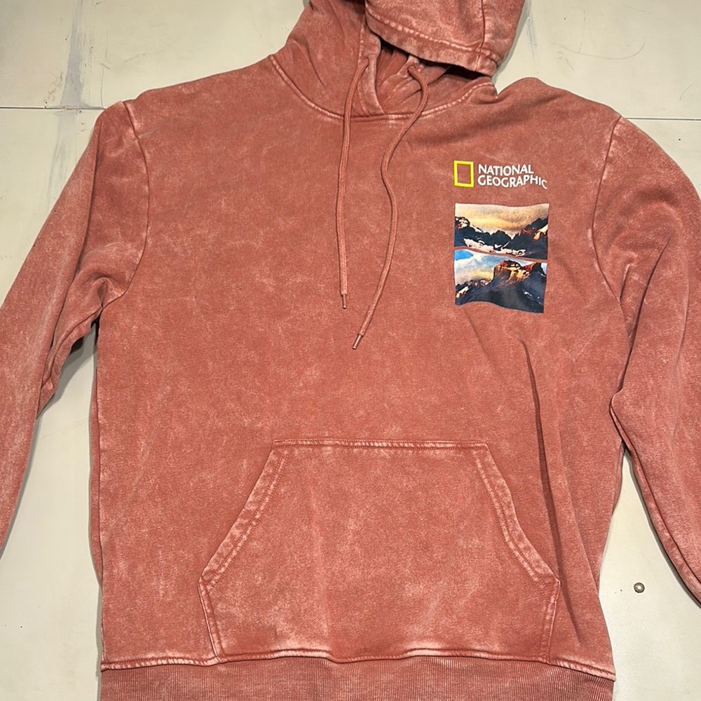 National Geographic Men's Rust Hoodie